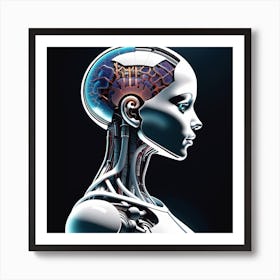 Humanoid Robot 2 Art Print