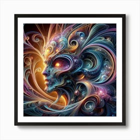 Psychedelic Art 21 Art Print