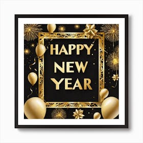 Happy New Year 31 Art Print