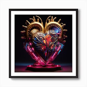 Heart Of The Machine 2 Art Print
