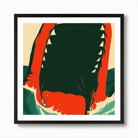 Great White Shark Art Print