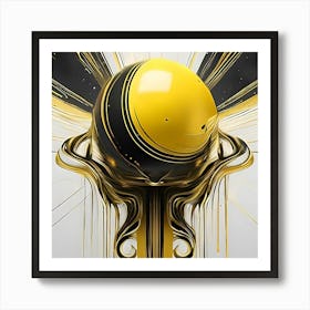 Abstract Sphere Art Print