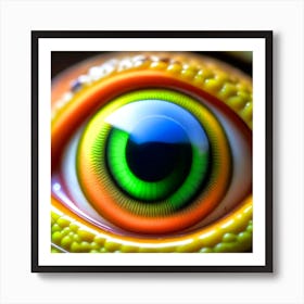 Eye Of A Lizard Art Print