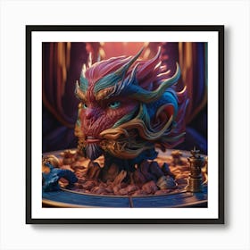 Dragon Head 6 Art Print