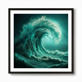 Ocean Wave 6 Art Print