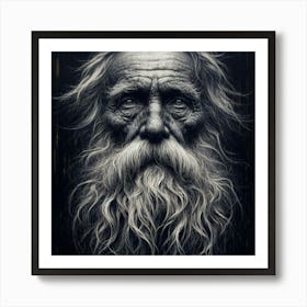 Old Man With Beard 3 Art Print