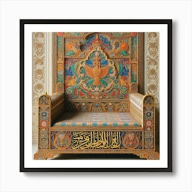 Islamic Throne 3 Art Print