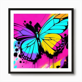 Butterfly Painting 160 Art Print