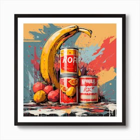 Cans Of Food Art Print