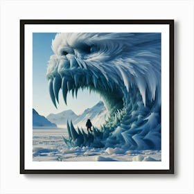 Ice Monster 1 Art Print