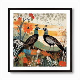 Bird In Nature Pheasant 8 Art Print