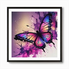 Butterfly Painting 257 Art Print