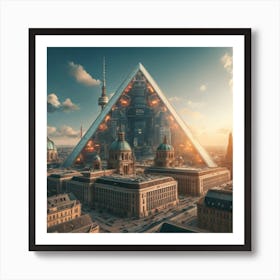 Pyramid City 7 Art Print