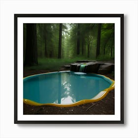 Pond In The Woods Art Print