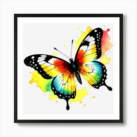 Colorful Butterfly 153 Art Print