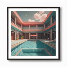 Swimming Pool Art Print