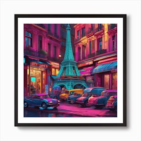 Paris Eiffel Tower Art Print