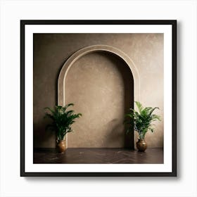 Archway Stock Videos & Royalty-Free Footage 6 Art Print