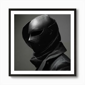 رmasked Man (1) Art Print