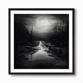 Dark Forest Art Print