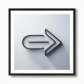 Arrow Sign Art Print