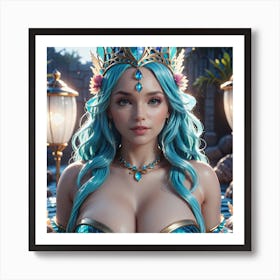 Mermaid 4 Art Print