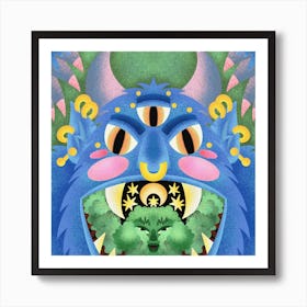 The Monster Of The Forest Art Print