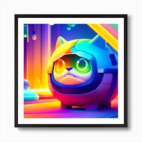 Cat In Space 1 Art Print