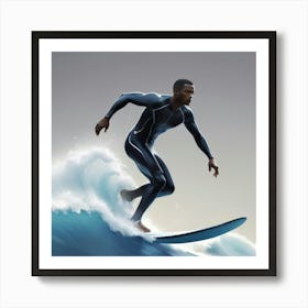 Surfer Art Print