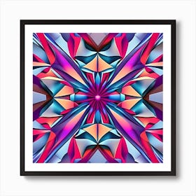 Abstract Fractal Pattern 1 Art Print