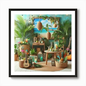 Tropical Decor Art Print