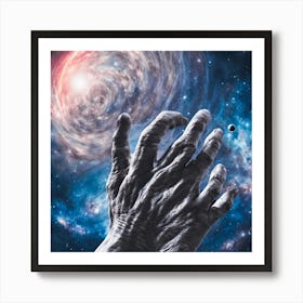 Hand Of Universe Art Print
