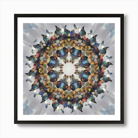 Butterfly Mandala Art Print