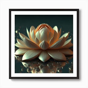 Lotus Flower 1 Art Print