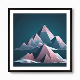 Mountains In The Sky 1 Art Print