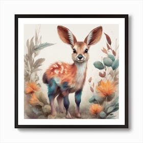 Decorate the deer Poster