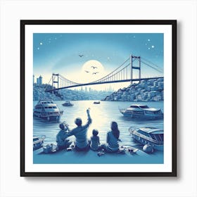 Bosphorus Bridge 1 Art Print