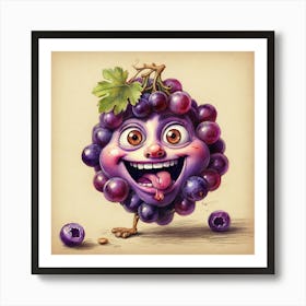 Grapes 17 Art Print