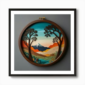 Mountain Landscape 1 Art Print