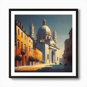 Of An Italian City Art Print