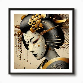 Geishaart321 Art Print