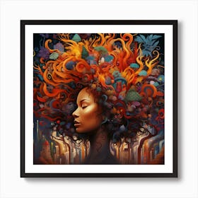 Afrofuturism 87 Art Print