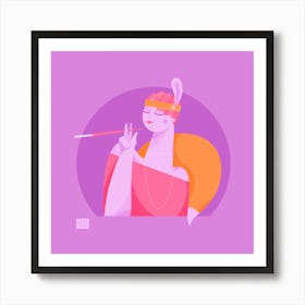 Flapper Art Print