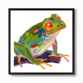 Red Eyed Tree Frog 01 Art Print