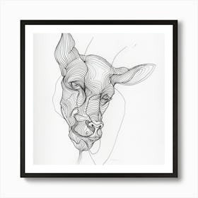 Goat Head Art Print