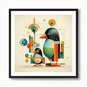 Penguins 1 Art Print