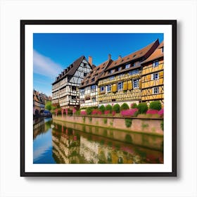 Old Town In France 1 Art Print