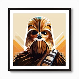 Star Wars Chewbacca Art Print