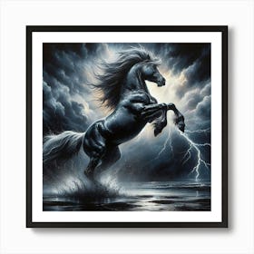 Lightning Horse 30 Art Print