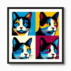 Pop Cats Art Print